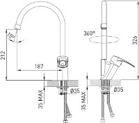 Baterie bucătărie Ferro Fosca BFA4   imaginea #2 — magazin online Desire.md