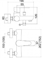 Baterie pentru cadă Ferro Fresh 96020/1.0  imaginea #2 — magazin online Desire.md