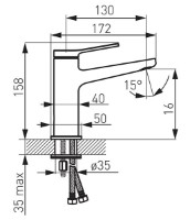 Baterie lavoar Ferro Stratos BSC2  imaginea #2 — magazin online Desire.md