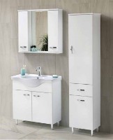 Шкаф с зеркалом Martat Olympia 80 White (12380) фото №2 — интернет-магазин Desire.md