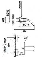 Baterie pentru cadă Creavit Infinity IF2500 imaginea #2 — magazin online Desire.md