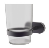 Pahar pentru periuțe de dinți Creavit Planet Matt Black MA.PL18803-S