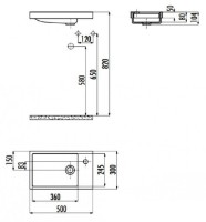 Lavoar Creavit Elmas TP026.000 imaginea #3 — magazin online Desire.md