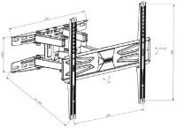 Suport TV Loctek PSW 866 AT imaginea #5 — magazin online Desire.md