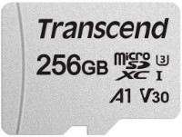 Карта памяти Transcend 300S 256GB Class 10 UHS-I U1 +SD adapter (TS256GUSD300S)