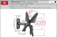 Кронштейн для ТВ Barkan 33C фото №2 — интернет-магазин Desire.md