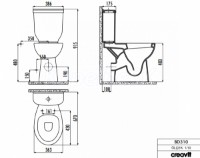 Унитаз Creavit Handicap BD310/SD410/KC0703/IT5130 фото №2 — интернет-магазин Desire.md