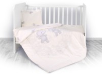 Lenjerie de pat pentru copii Lorelli Ranforce Happy Hippo Beige (20800013601)