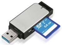 Cititor de carduri Hama USB 3.0 Silver (00123900) imaginea #2 — magazin online Desire.md
