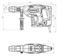 Перфоратор Metabo KHEV 5-40 BL (600765500) фото №2 — интернет-магазин Desire.md