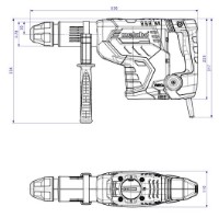 Ciocan rotopercutor Metabo KHEV 8-45 BL (600766500) imaginea #2 — magazin online Desire.md