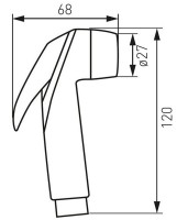 Гигиенический душ Ferro Presso N100B фото №2 — интернет-магазин Desire.md