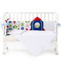 Lenjerie de pat pentru copii Veres Pretty Aliens (216.08) 6pcs 