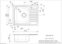 Chiuvetă de bucătărie Reginox Admiral 40 (R) imaginea #2 — magazin online Desire.md
