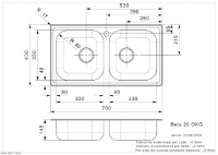 Кухонная мойка Reginox Beta 20 (R) фото №2 — интернет-магазин Desire.md