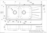 Кухонная мойка Reginox Diplomat 30 (R) фото №2 — интернет-магазин Desire.md