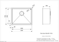 Кухонная мойка Reginox Florida 50x40 (L) фото №3 — интернет-магазин Desire.md