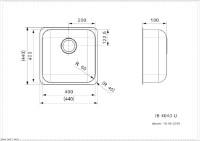Кухонная мойка Reginox IB 4040 (U) фото №2 — интернет-магазин Desire.md
