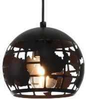 Lustră Led Market Iron F6354/1-180mm Matte Black imaginea #2 — magazin online Desire.md