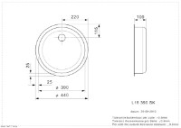 Кухонная мойка Reginox L18 390 VP-CC 10 CM (L) фото №2 — интернет-магазин Desire.md
