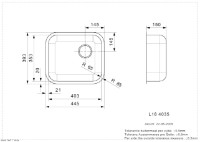 Кухонная мойка Reginox L18 4035 OKG (L) фото №2 — интернет-магазин Desire.md