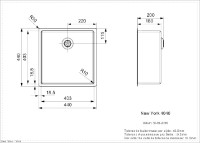 Кухонная мойка Reginox New York 40x40 (L) фото №3 — интернет-магазин Desire.md