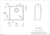 Кухонная мойка Reginox Ohio 40x40 (L) фото №2 — интернет-магазин Desire.md