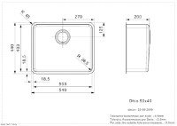 Chiuvetă de bucătărie Reginox Ohio 50x40 (L) imaginea #2 — magazin online Desire.md