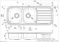 Кухонная мойка Reginox Regent 30 (R) фото №2 — интернет-магазин Desire.md