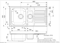 Кухонная мойка Reginox Centurio 1.5 with colander (R) фото №2 — интернет-магазин Desire.md