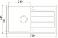 Кухонная мойка Aquasanita Helika Eco-3 Black фото №2 — интернет-магазин Desire.md