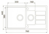 Кухонная мойка Aquasanita Helika Eco-4 Jasmine фото №2 — интернет-магазин Desire.md