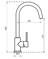 Baterie bucătărie Reginox Cano Gold imaginea #2 — magazin online Desire.md