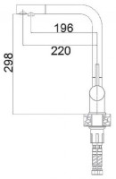 Baterie bucătărie Fabiano FKM 3140 SS Inox imaginea #2 — magazin online Desire.md