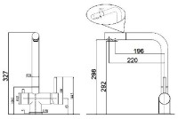 Смеситель для кухни Fabiano FKM 31.7 SS Espresso фото №2 — интернет-магазин Desire.md
