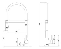 Baterie bucătărie Fabiano FKM 43C SS Inox imaginea #4 — magazin online Desire.md