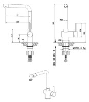 Baterie bucătărie Fabiano FKM 45 SS Espresso imaginea #2 — magazin online Desire.md