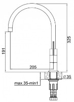 Baterie bucătărie Fabiano FKM 50 SS Inox imaginea #2 — magazin online Desire.md