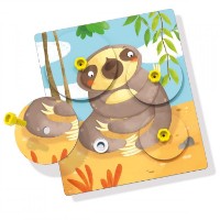 Joc educativ Quercetti Giro Puzzle (611) imaginea #2 — magazin online Desire.md