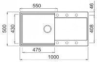 Chiuvetă de bucătărie Elleci Easy 480 51 Avena EL (LGY48051) imaginea #2 — magazin online Desire.md