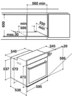 Электрический духовой шкаф Whirlpool AKZ9 6230 S фото №4 — интернет-магазин Desire.md