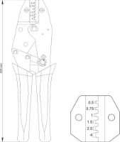 Клещи обжимные Yato YT-2299 фото №2 — интернет-магазин Desire.md