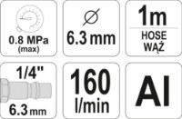 Пескоструйный пистолет Yato YT-2375 фото №2 — интернет-магазин Desire.md