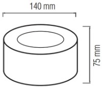 Aplică exterior Horoz Sandra-10 Black (016043001006) imaginea #2 — magazin online Desire.md