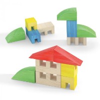 Cuburi Quercetti Toy Town (703) imaginea #2 — magazin online Desire.md