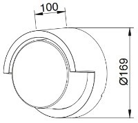 Уличный светильник Horoz SUGA-12/RC (076019001201) фото №2 — интернет-магазин Desire.md