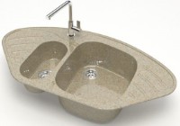 Кухонная мойка Marrbaxx Adelis Z023Q5 Sand фото №2 — интернет-магазин Desire.md