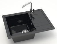 Кухонная мойка Marrbaxx Anastasia Z150Q4 Black фото №2 — интернет-магазин Desire.md