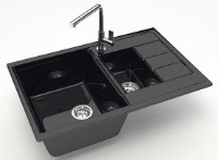 Кухонная мойка Marrbaxx Blondy Z210Q4 Black фото №2 — интернет-магазин Desire.md