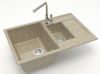 Кухонная мойка Marrbaxx Blondy Z210Q5 Sand фото №2 — интернет-магазин Desire.md
